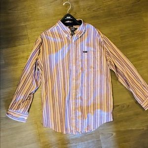 Stripped XXL Izod button down shirt